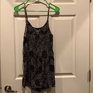 One black and white romper